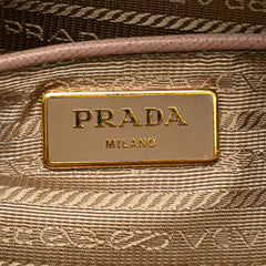 Medium Saffiano Lux Promenade Satchel