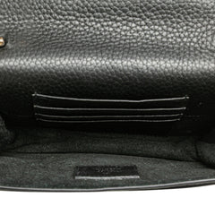 Pebbled Calfskin Rockstud Envelope Wallet on Chain