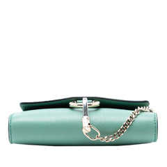 Small Suede and Calfskin Faye Crossbody