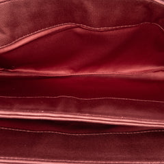 Canvas Intrecciato Buckle Flap Handbag