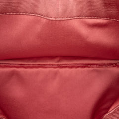 Canvas Intrecciato Buckle Flap Handbag