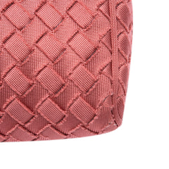 Canvas Intrecciato Buckle Flap Handbag