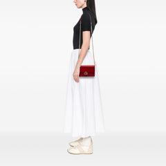 Leather Interlocking G Dollar Wallet on Chain