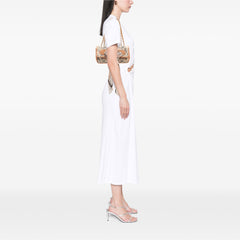 Silk and Lambskin Coco Mademoiselle Scarf Flap