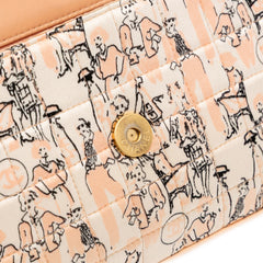 Silk and Lambskin Coco Mademoiselle Scarf Flap