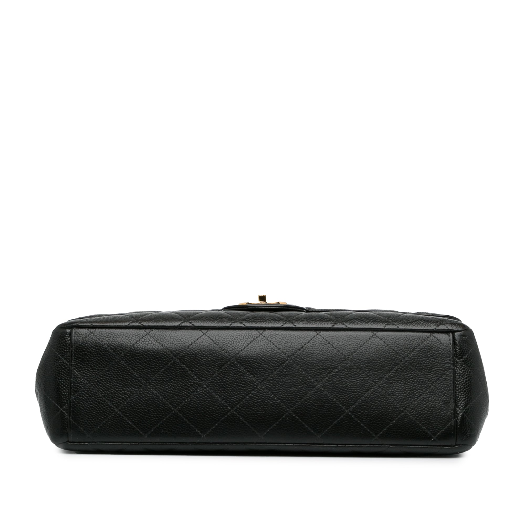 Maxi Classic Caviar Double Flap