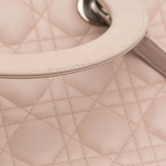 Medium Lambskin Cannage Lady Dior