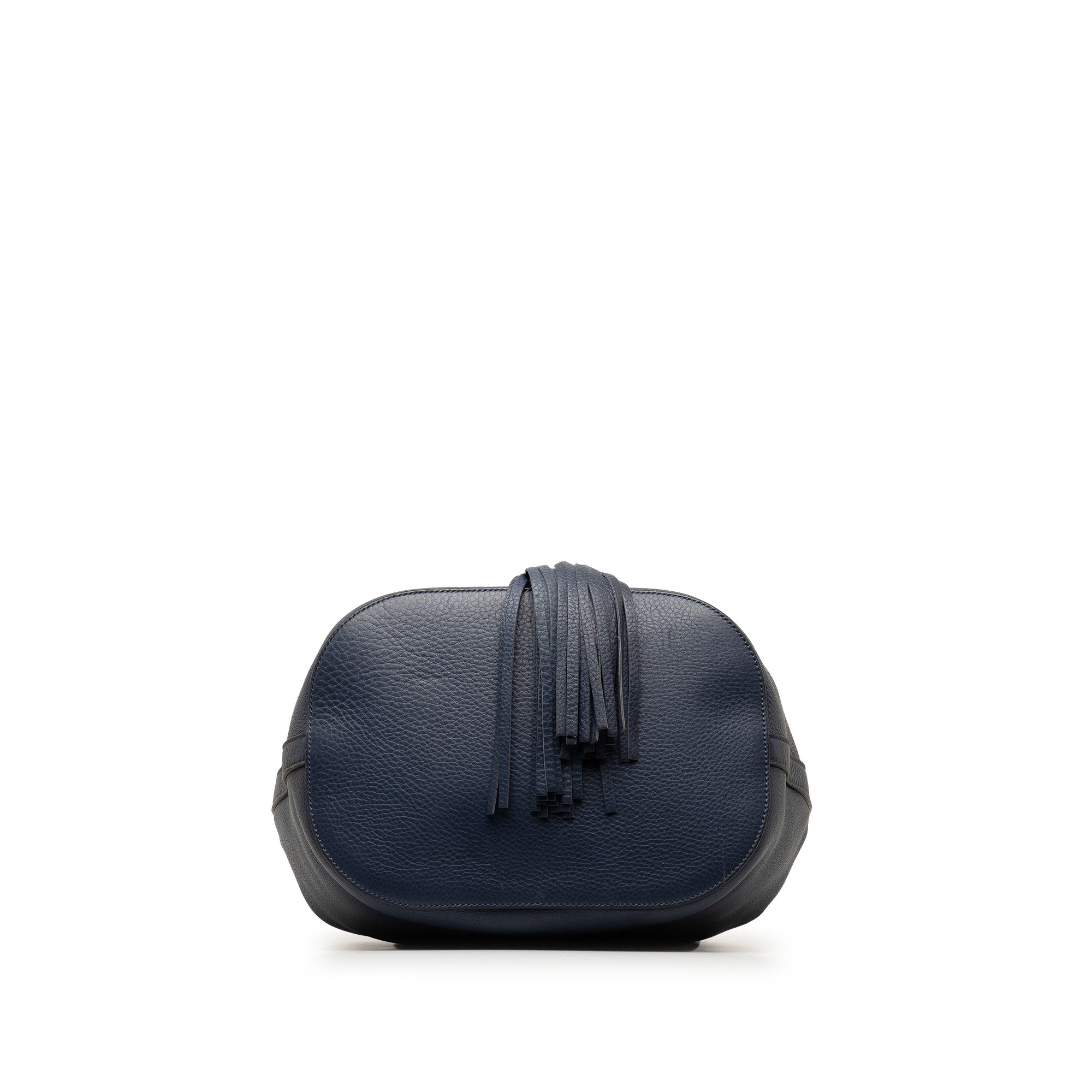 Miss Bamboo Leather Bucket Bag_3