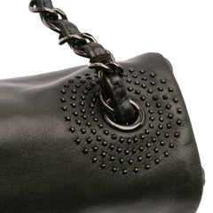 CC Studded Lambskin East West Flap