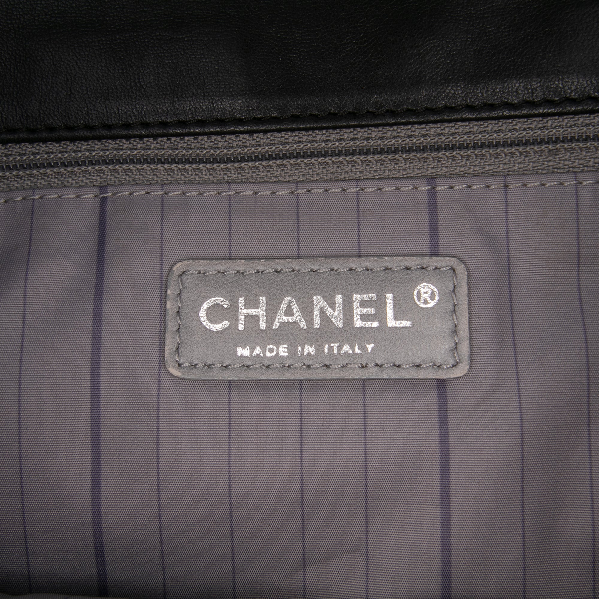 CC Studded Lambskin East West Flap