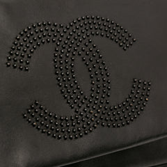 CC Studded Lambskin East West Flap