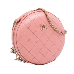 CC Quilted Lambskin Round Crossbody_1