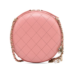 CC Quilted Lambskin Round Crossbody_2