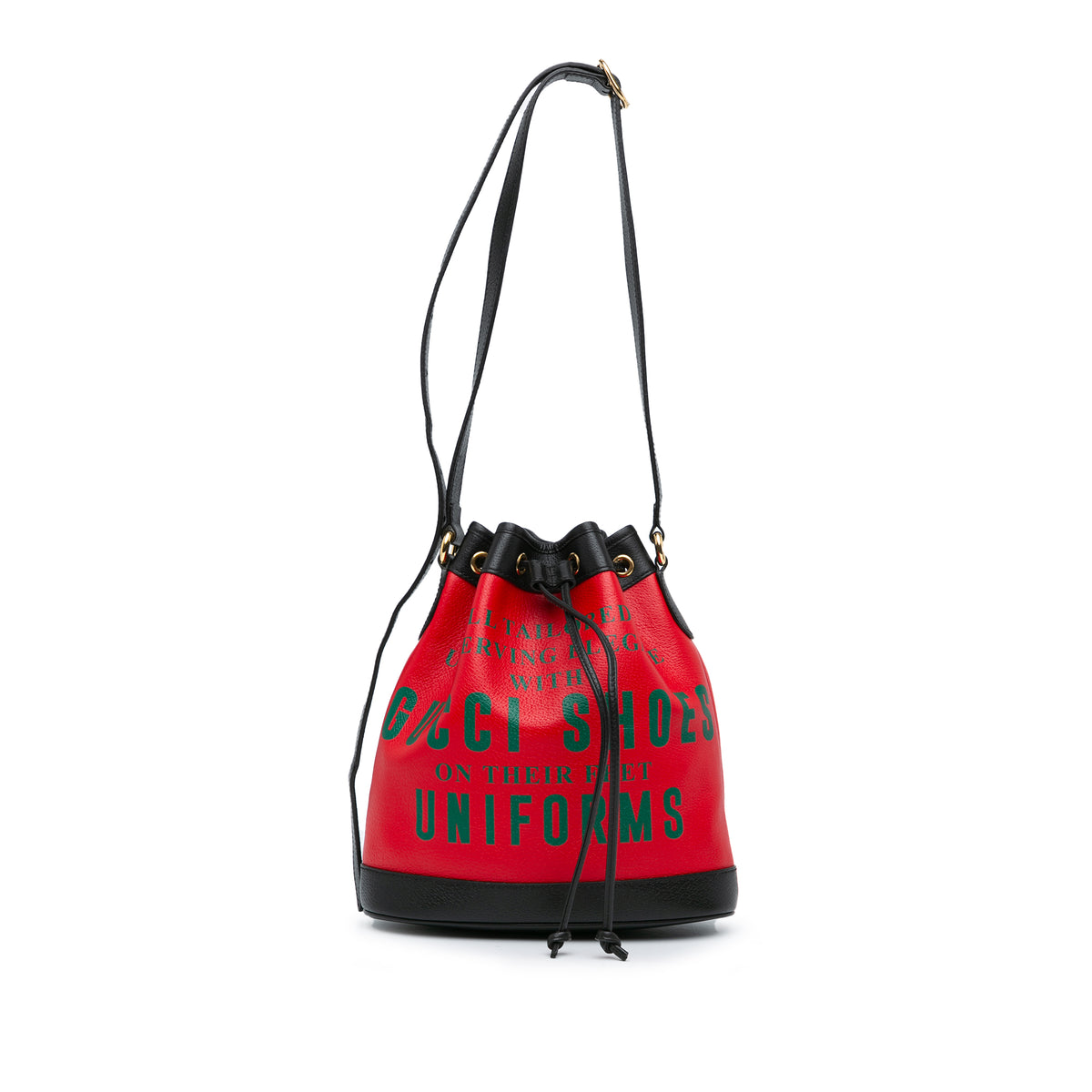 100th Anniversary Leather Uniform Bucket Bag