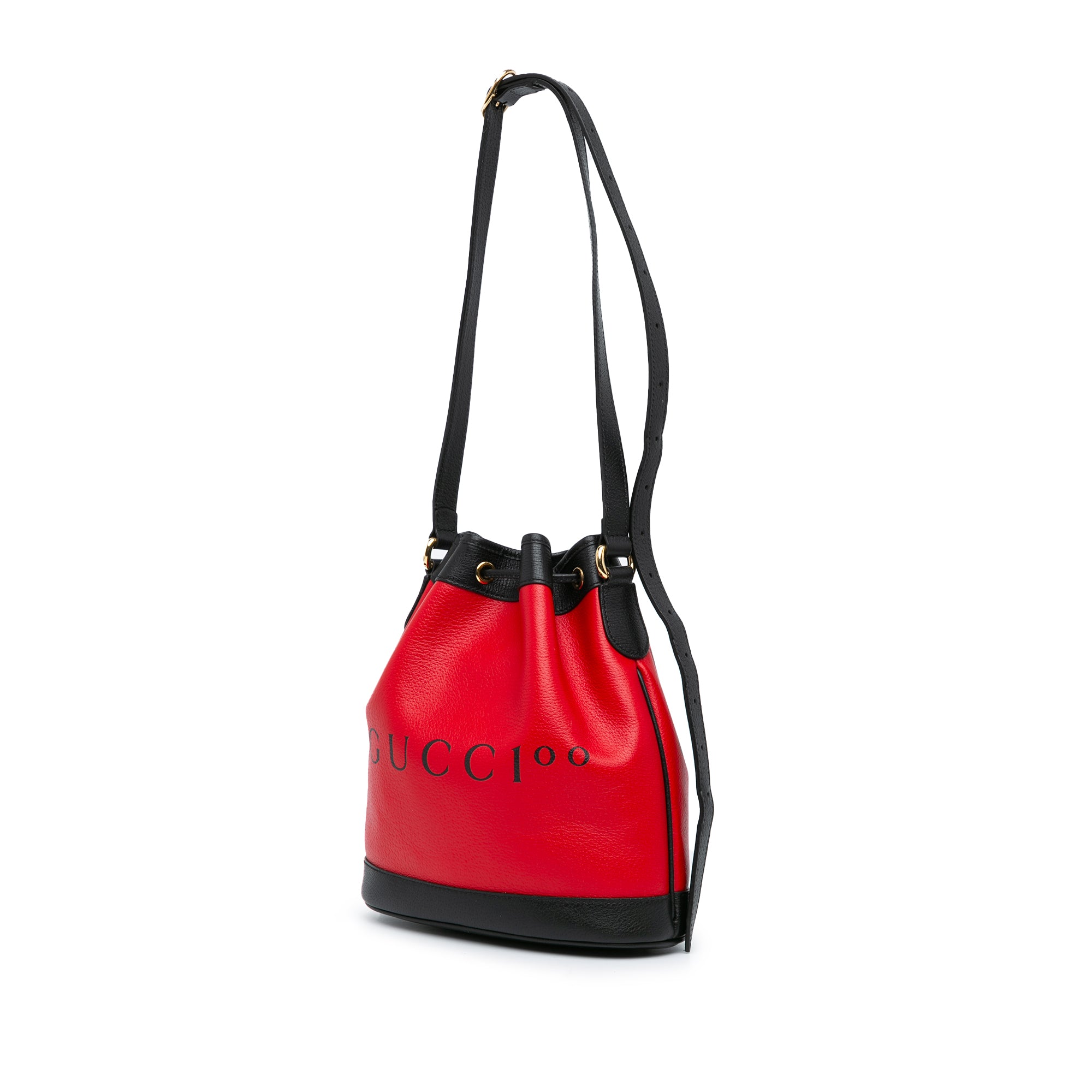 100th Anniversary Leather Uniform Bucket Bag