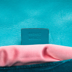 Medium GG Marmont Matelasse Velvet Shoulder Bag