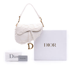 Mini Canvas Embroidered Camouflage Saddle Bag