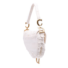 Mini Canvas Embroidered Camouflage Saddle Bag