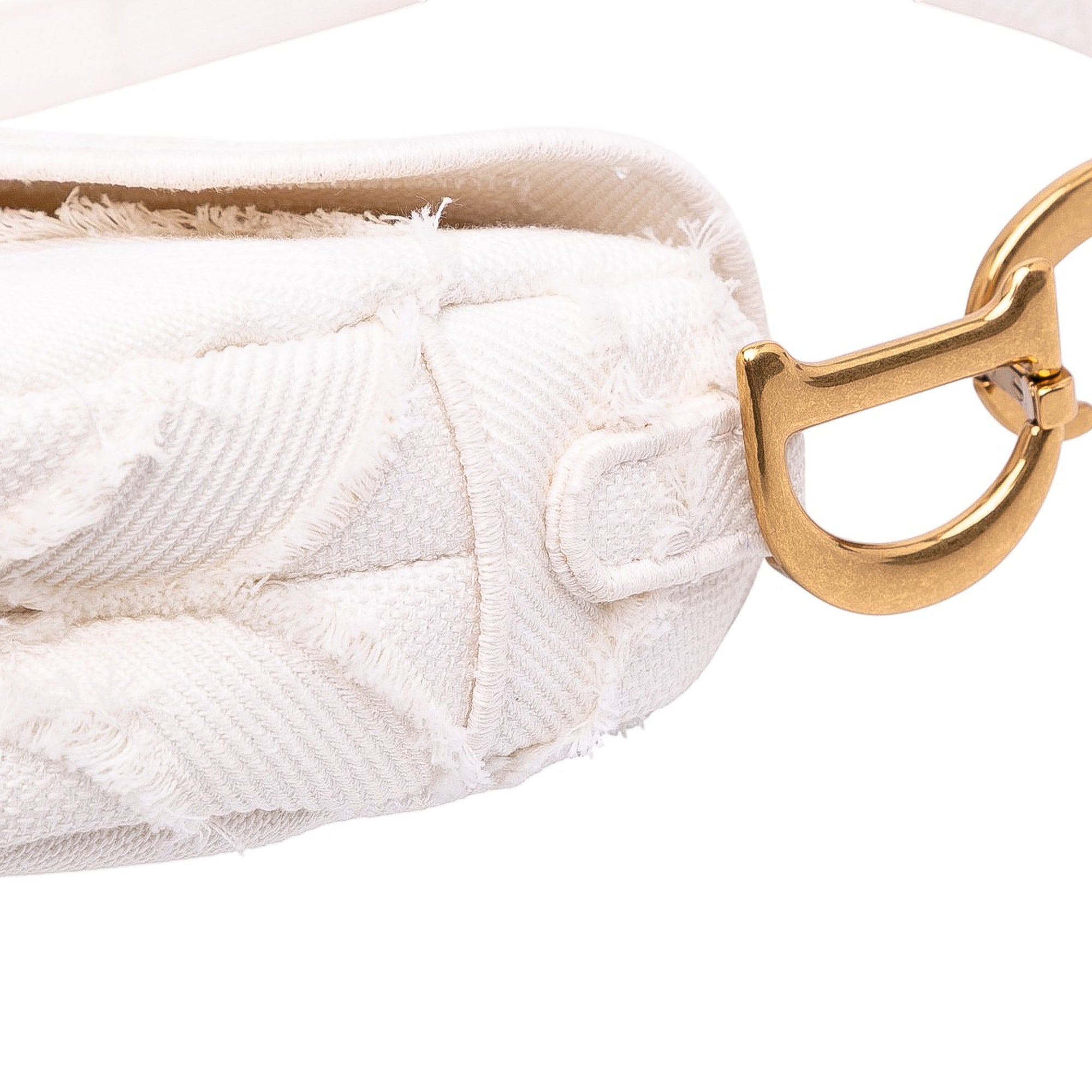 Mini Canvas Embroidered Camouflage Saddle Bag