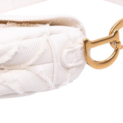 Mini Canvas Embroidered Camouflage Saddle Bag