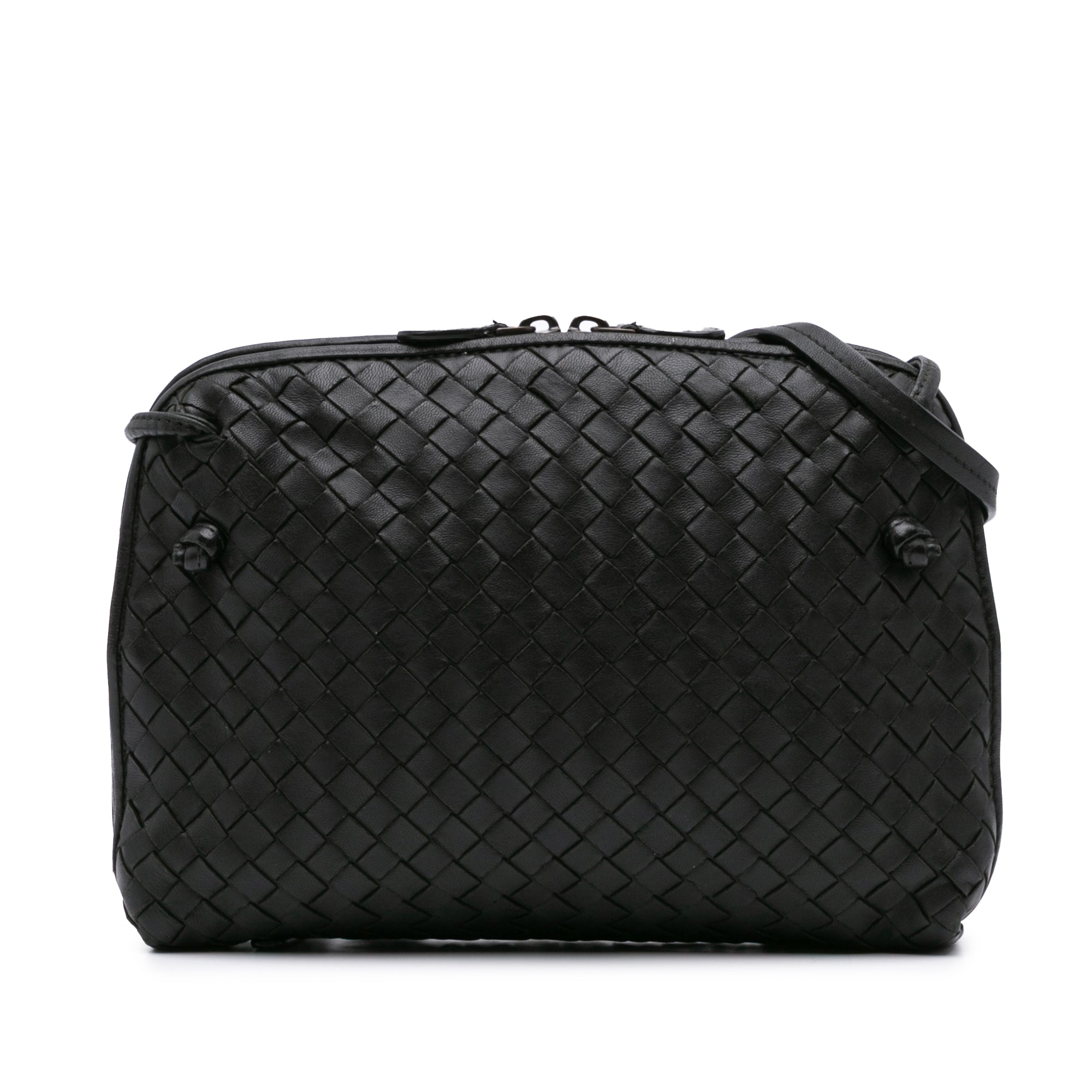 Medium Nappa Intrecciato Nodini Crossbody