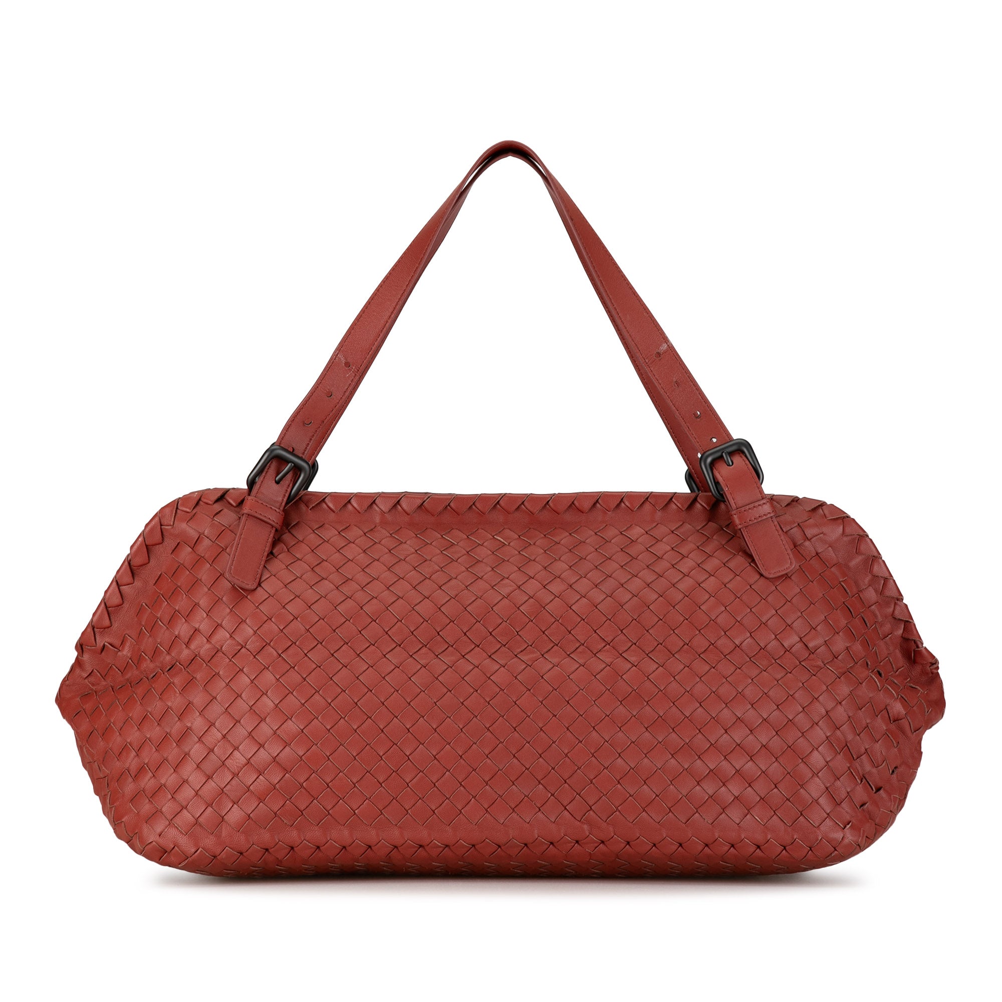 Intrecciato Leather Shoulder Bag_2