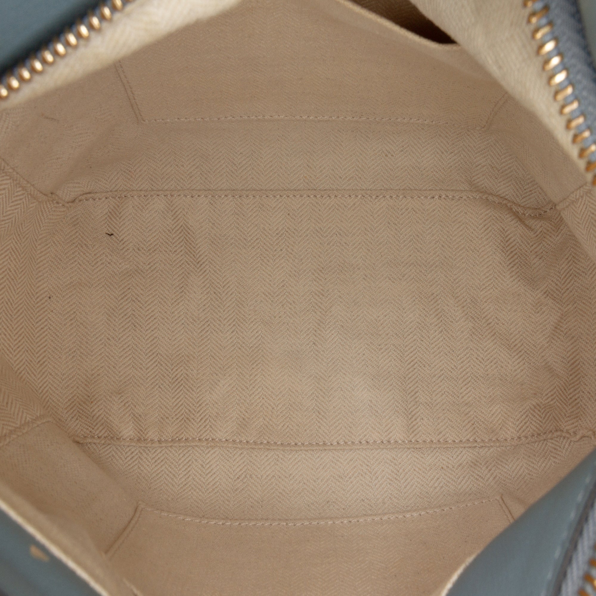 Small Tricolor Calfskin Puzzle Satchel