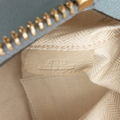 Small Tricolor Calfskin Puzzle Satchel