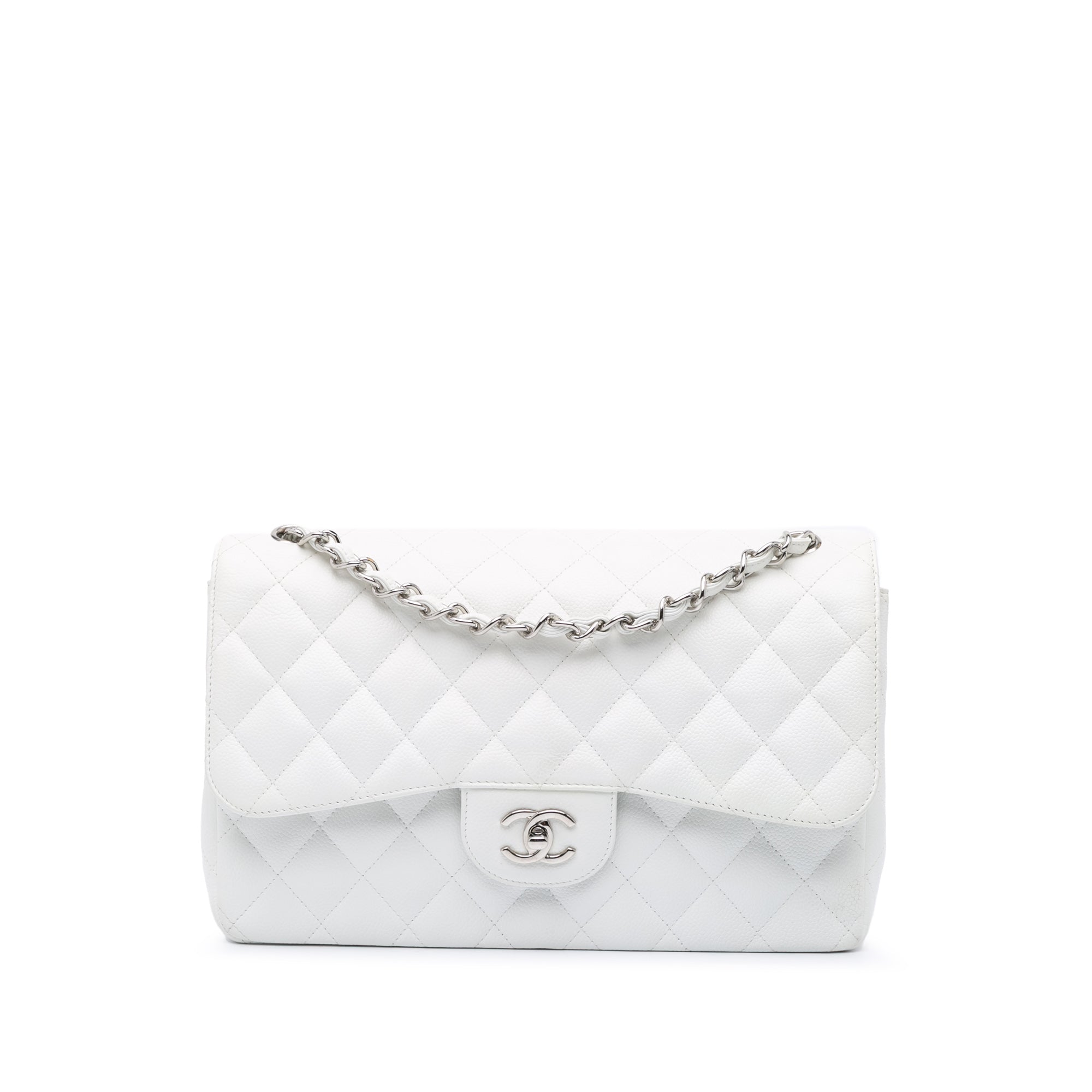 Jumbo Classic Caviar Double Flap