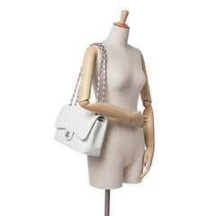 Jumbo Classic Caviar Double Flap