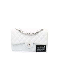 Jumbo Classic Caviar Double Flap