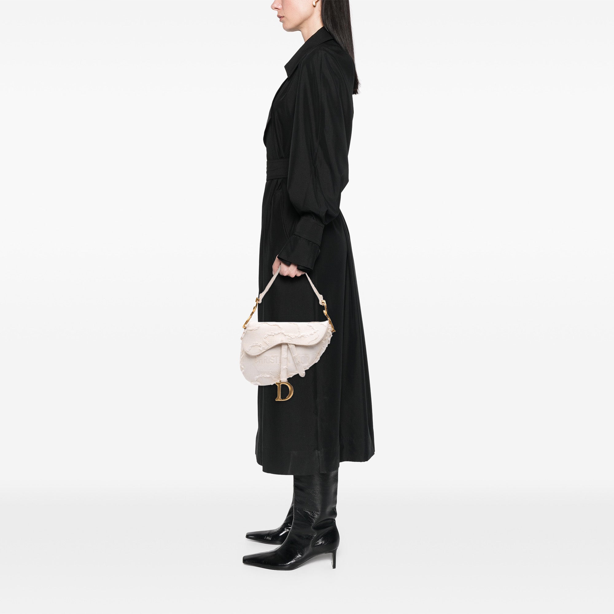 Ultra Matte Calfskin Saddle Bag