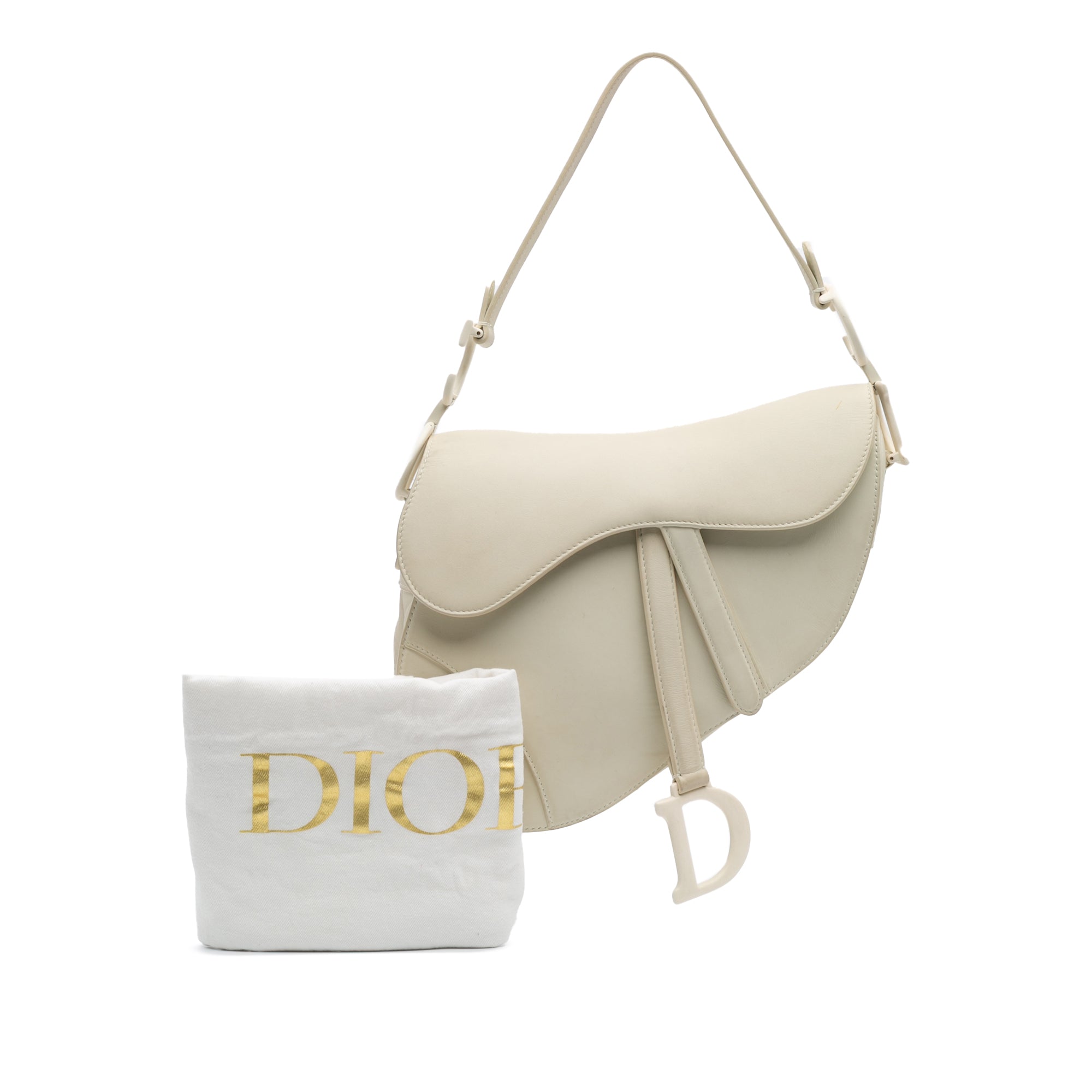 Ultra Matte Calfskin Saddle Bag