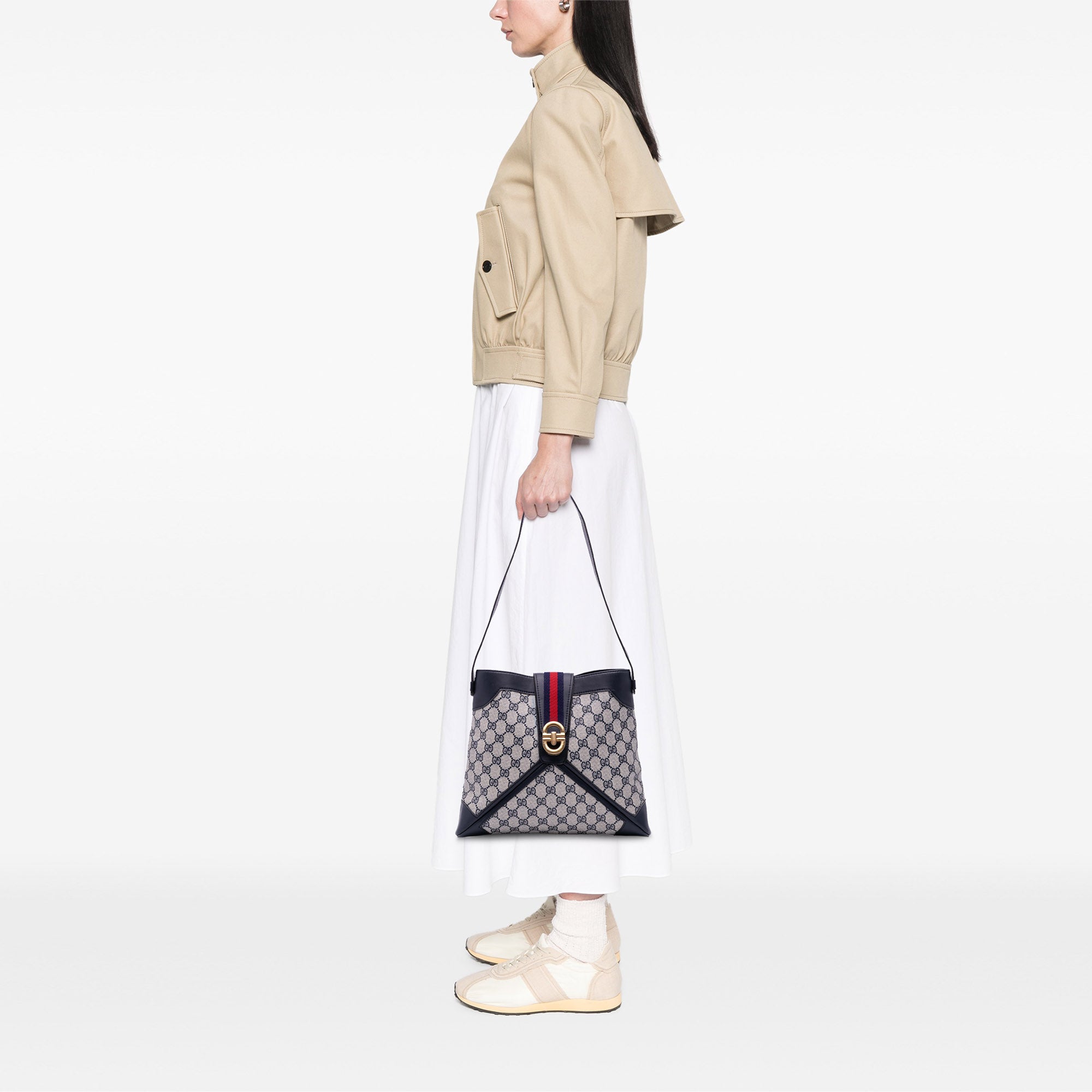 GG Supreme Ophidia Shoulder Bag
