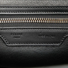 Mini Tricolor Leather Luggage Tote