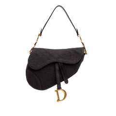 Oblique Canvas Saddle Bag