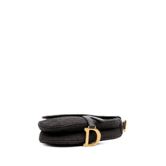 Oblique Canvas Saddle Bag