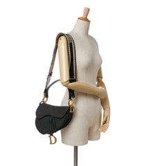 Oblique Canvas Saddle Bag
