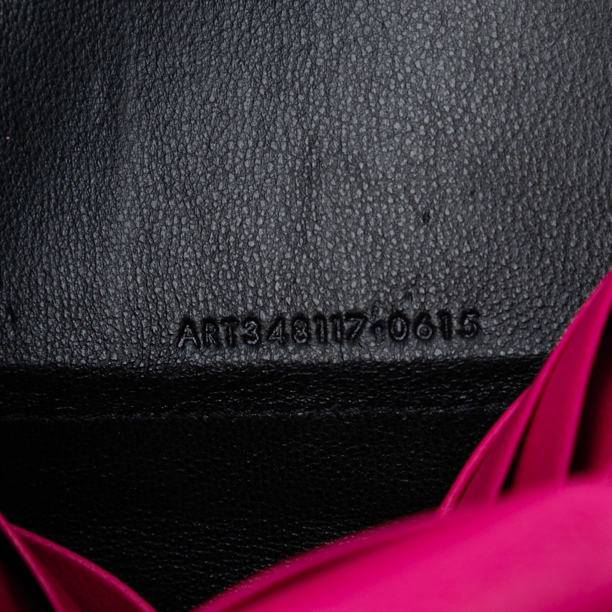 Leather Chyc Ligne Wallet on Chain