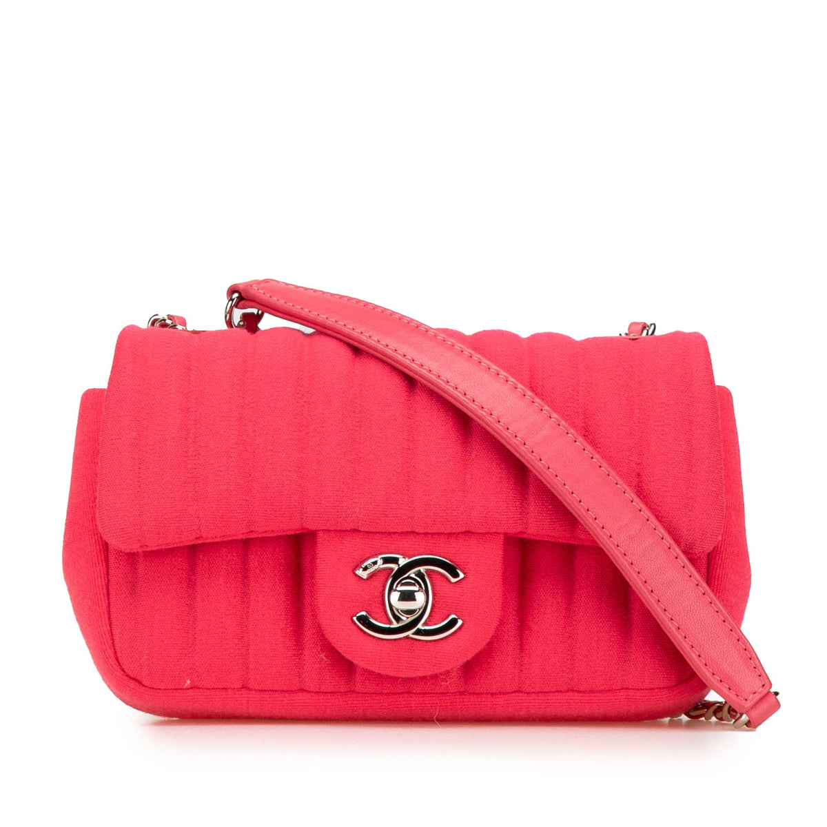Mini Vertical Quilted Jersey Single Flap