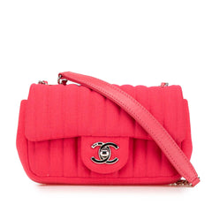 Mini Vertical Quilted Jersey Single Flap