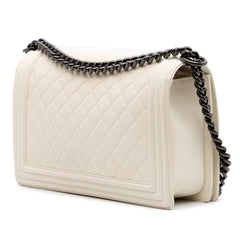 Medium Quilted Lambskin Boy Flap