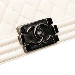 Medium Quilted Lambskin Boy Flap