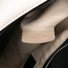 Medium Tricolor Calfskin Puzzle Satchel
