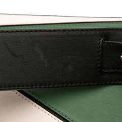 Medium Tricolor Calfskin Puzzle Satchel