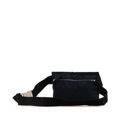 GG Canvas Double Pocket Belt Bag