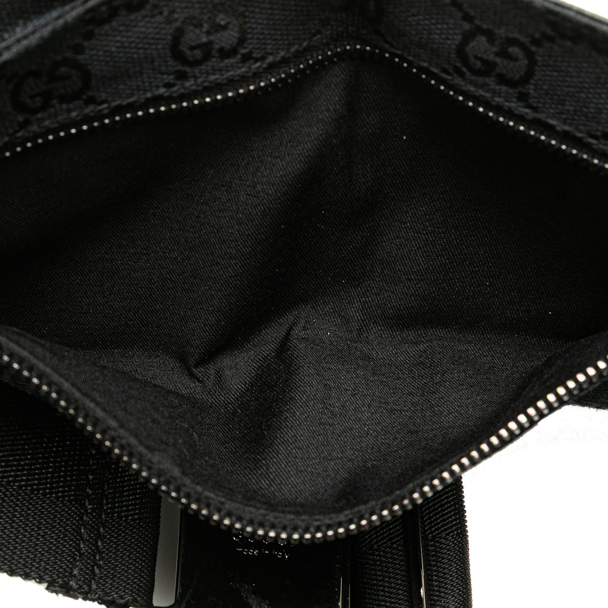 GG Canvas Double Pocket Belt Bag