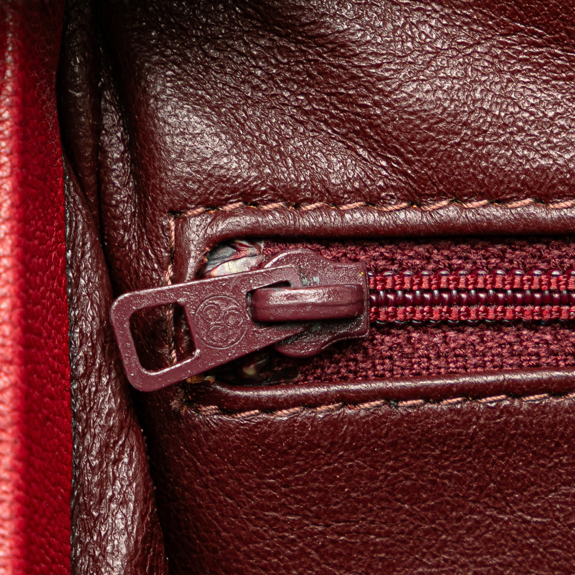 Quilted Suede Metal Frame Handbag