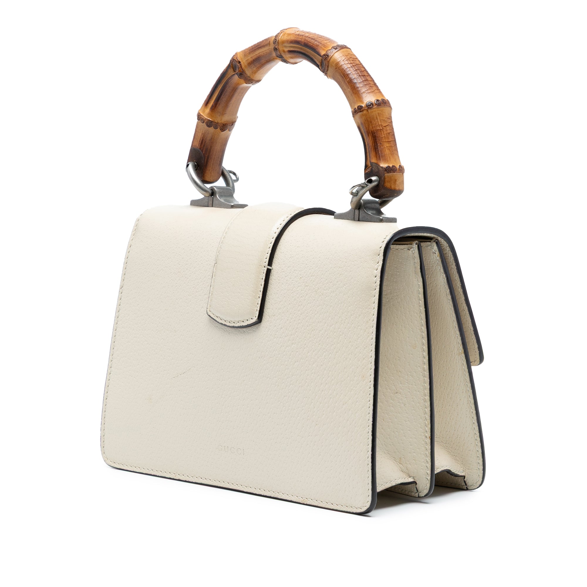 Mini Leather Bamboo Dionysus Web Satchel