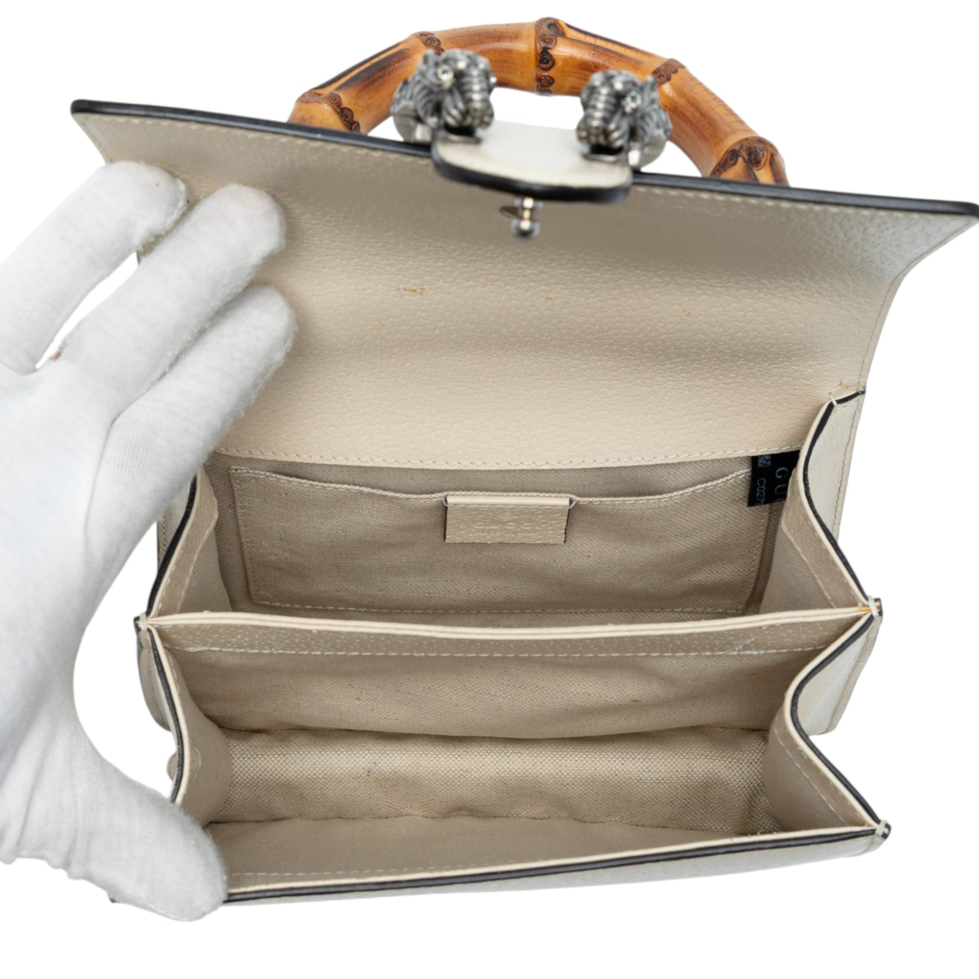 Mini Leather Bamboo Dionysus Web Satchel